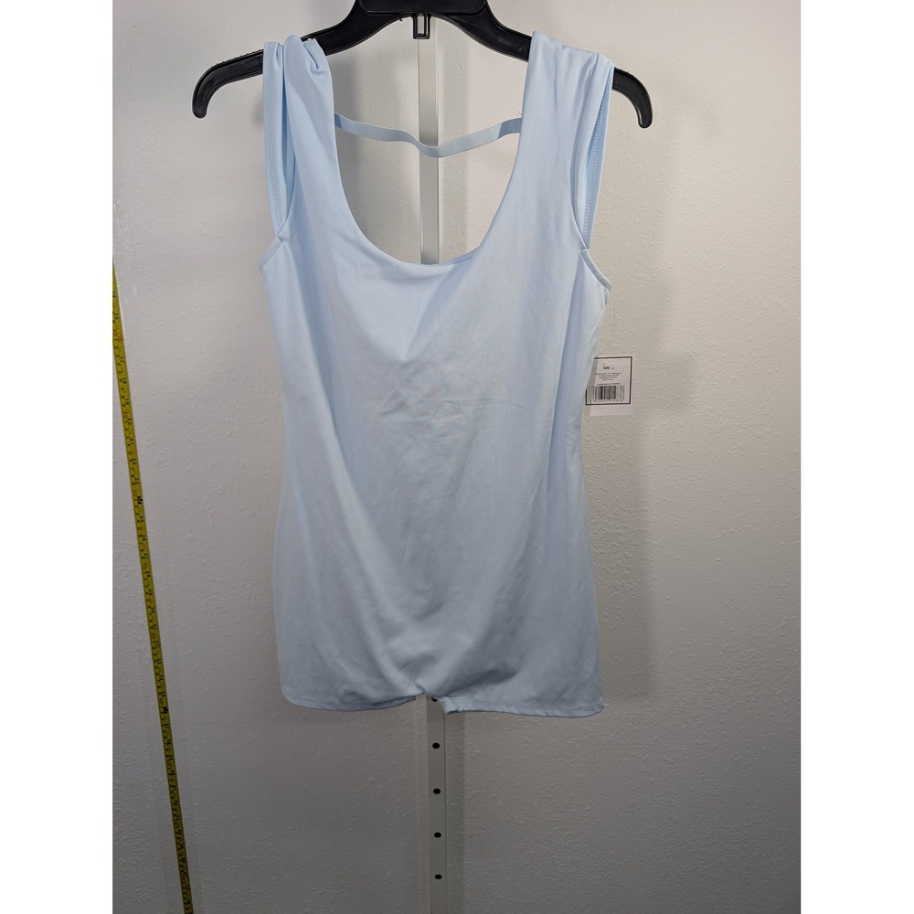 Five Below Style Light Blue Sleeveless Onesie Romper Scoop Back Size L NWT